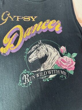 Spell Black Graphic Tank Top - 'Run Wild With Me'